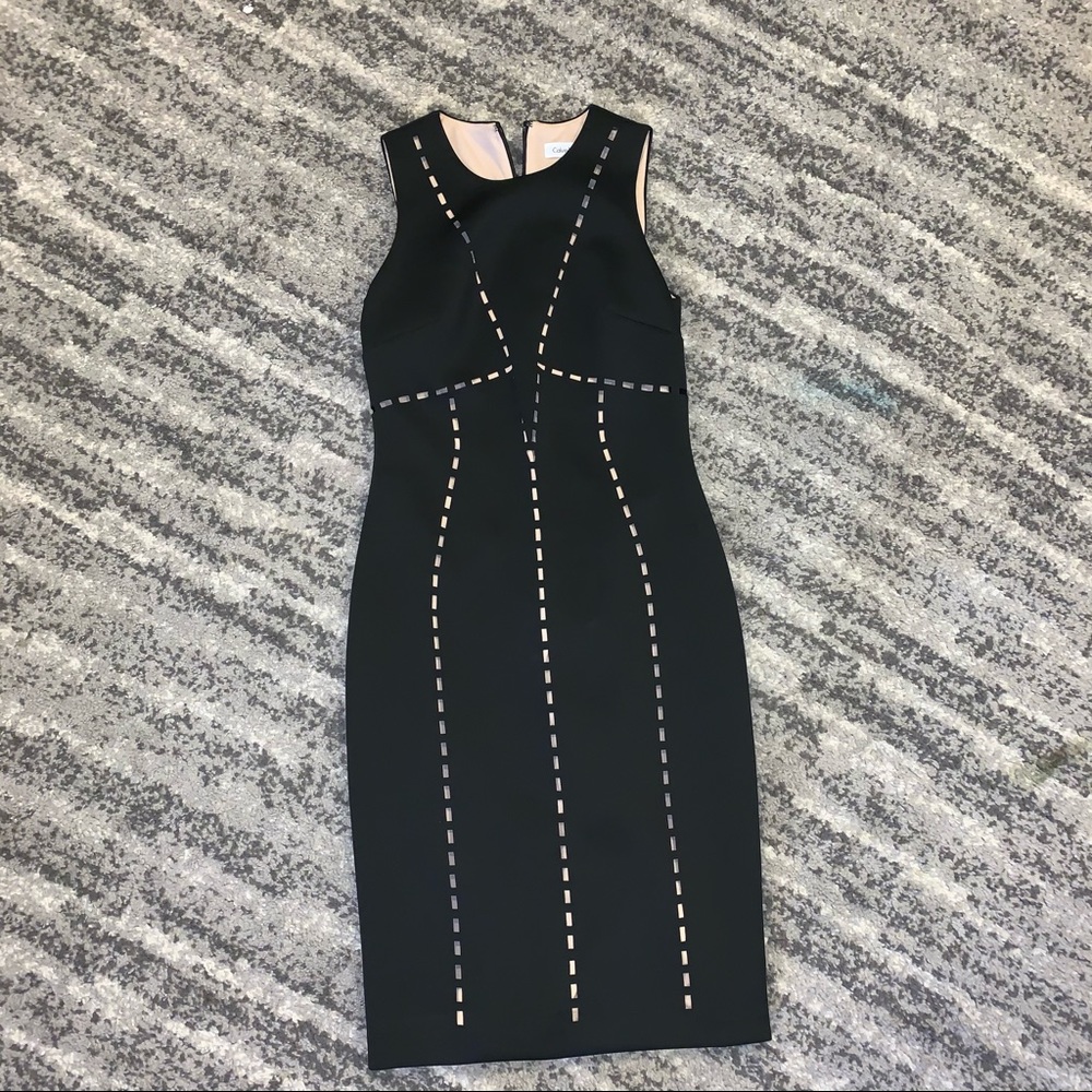 Clavin Klein Scuba Sheath Dress